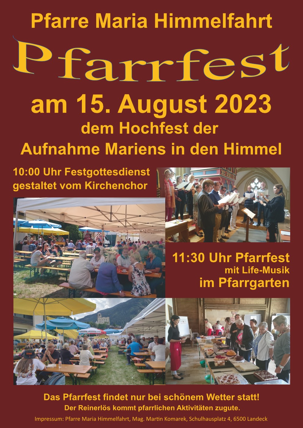Pfarrfest Maria Himmelfahrt 2023